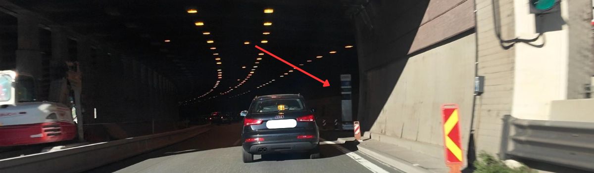 Baustellen-Radarfalle Brenner Autobahn A13